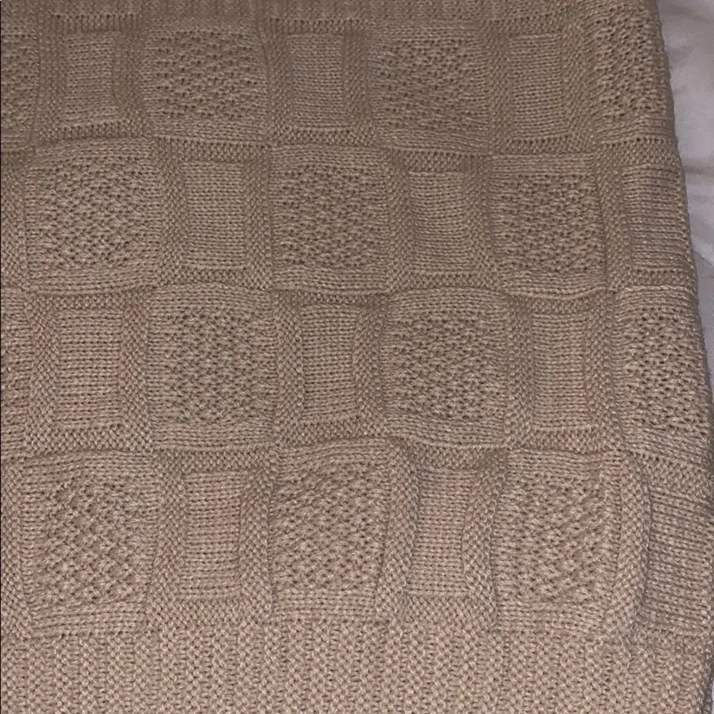 Oatmeal with buttons infinity scarf brand new